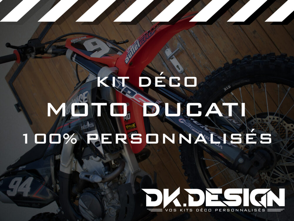 Kit Déco Moto DUCATI 100% Perso