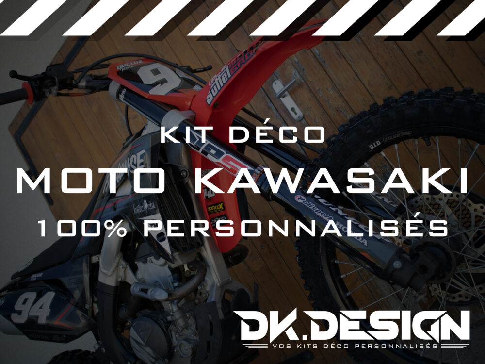 Kit Déco Moto KAWASAKI 100% Perso