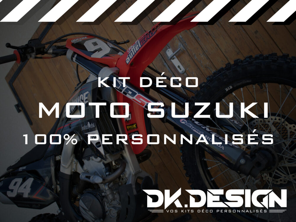 Kit Déco Moto SUZUKI 100% Perso