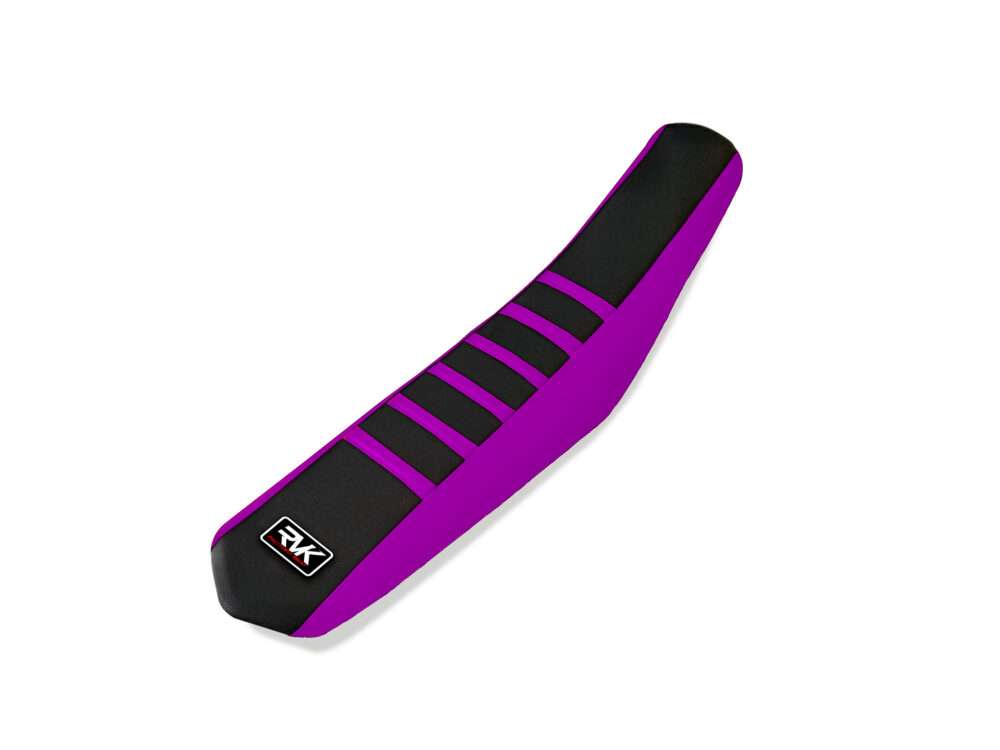 Housse de selle – Noir – Violet – Bandes Violettes