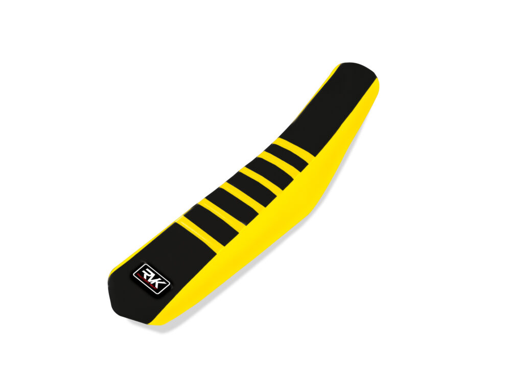 Housse de selle – Noir / Jaune / Bandes Jaunes