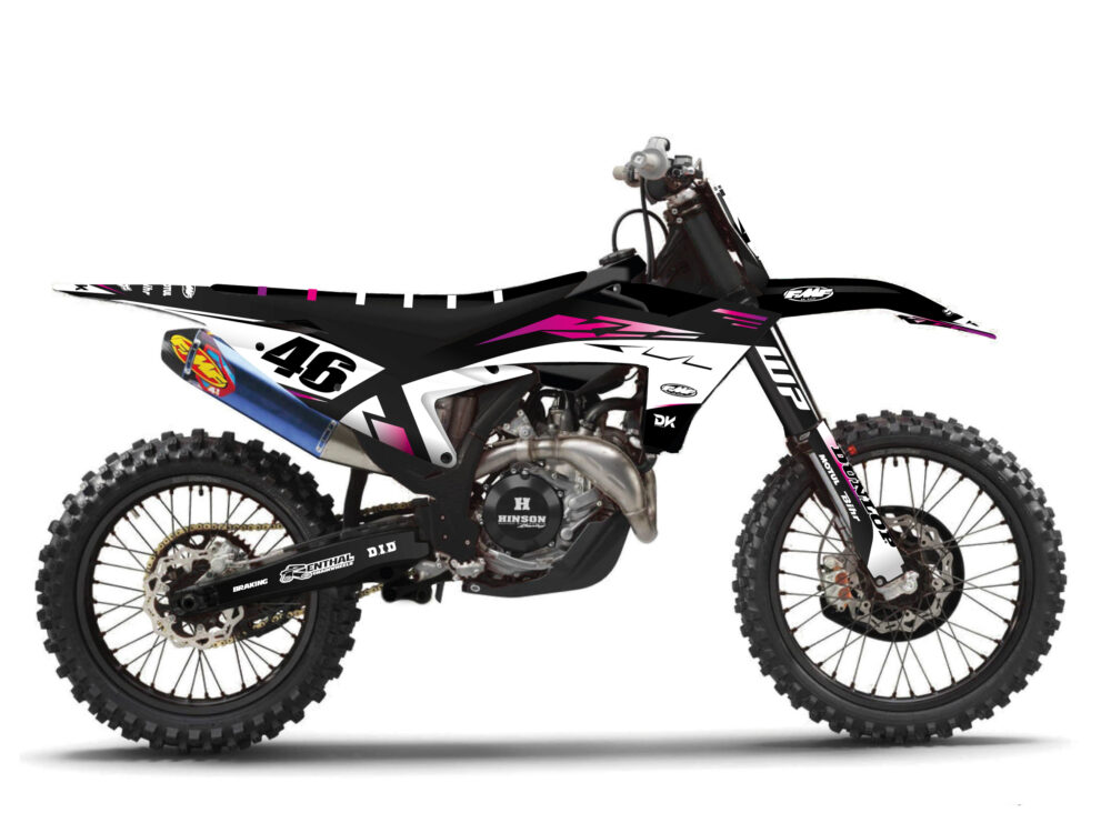 Kit Déco KTM RACER – Violet Rose Blanc